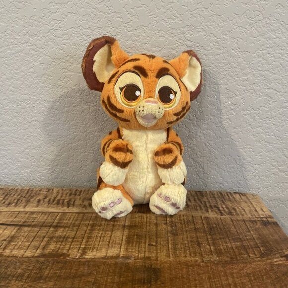 Disney Parks Disney Babies Aladdin Rajah Tiger 10” Plush Stuffed Toy No Blanket - Picture 2 of 9